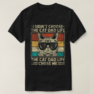 The Cat Dad Life Father's Day Cat Daddy Kitten T-Shirt