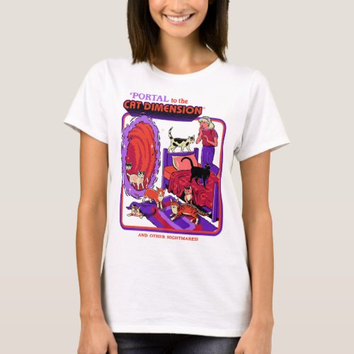 The Cat_Dimension_Portal_Nightmare for Cats Lover T_Shirt
