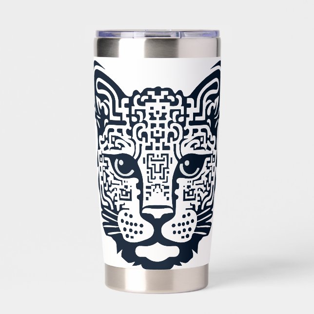 The Cat Face Insulated Tumbler (Front)