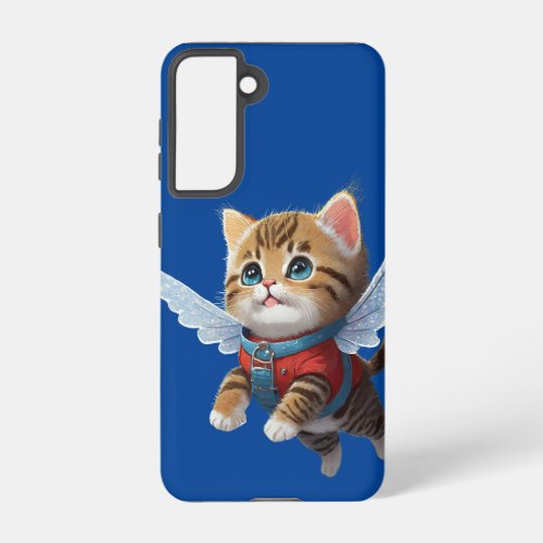 The cat fly cases in the samsung mobile 