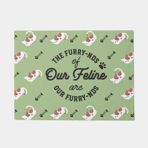 The Cat Friends Cute Pun Doormat