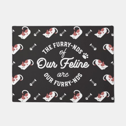 The Cat Friends Cute Pun Doormat