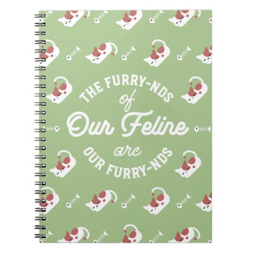 The Cat Friends Cute Pun Notebook