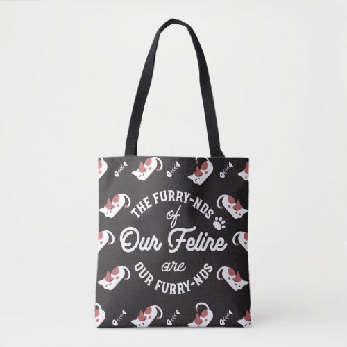 The Cat Friends Cute Pun Tote Bag