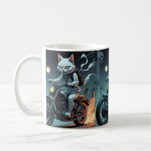 The Cat Ghost Rider Coffee Mug