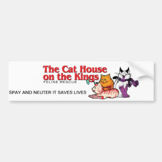 The Cat House on the Kings Bumper Sticker
