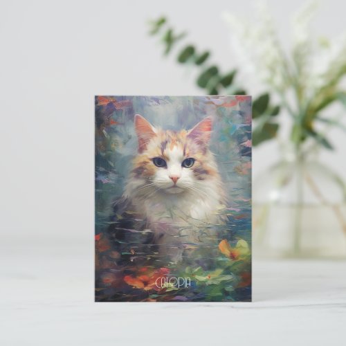 The Cat in the Forest Postcard