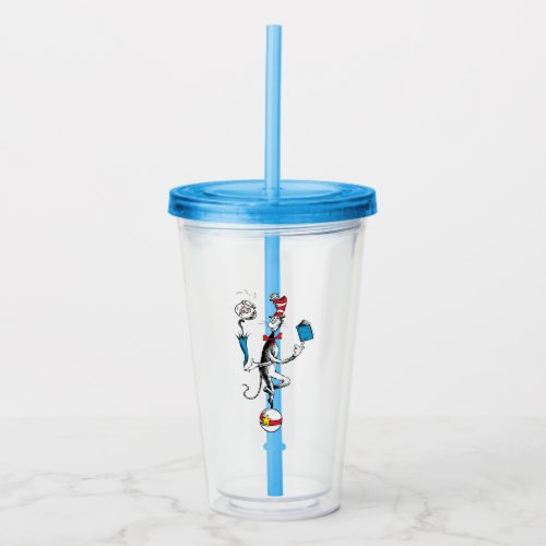 The Cat in the Hat Balancing Act Acrylic Tumbler