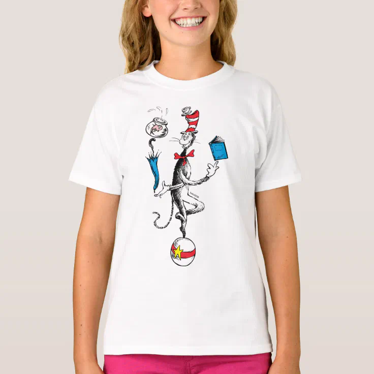 The Cat in the Hat Balancing Act T-Shirt | Zazzle