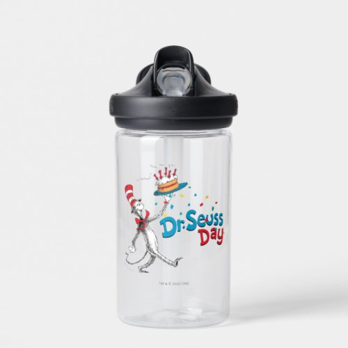 The Cat in the Hat  Dr Seuss Day Water Bottle