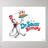 The Cat in the Hat | Dr. Seuss's Birthday Poster | Zazzle