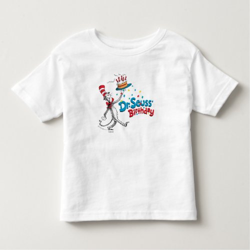 The Cat in the Hat  Dr Seusss Birthday Toddler T_shirt