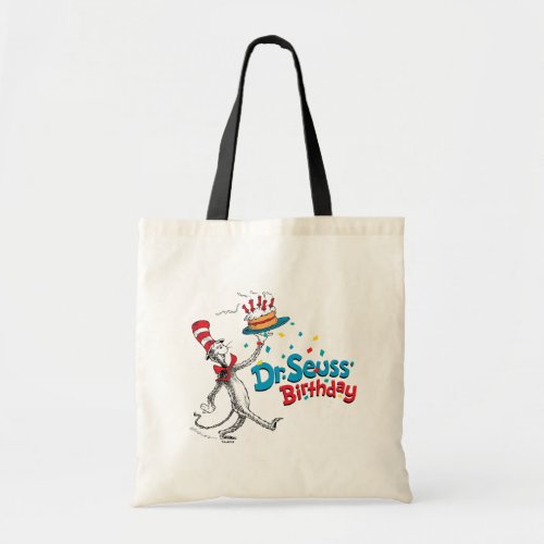 The Cat in the Hat  Dr Seusss Birthday Tote Bag