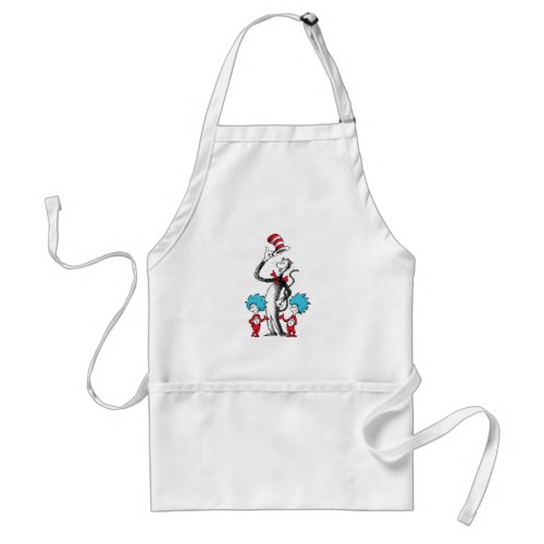 The Cat in the Hat Thing 1  Thing 2 Adult Apron