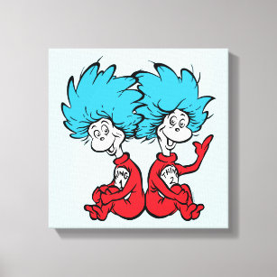The Cat in the Hat Thing 1 & Thing 2 Canvas Print