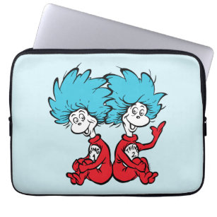 The Cat in the Hat Thing 1 & Thing 2 Laptop Sleeve