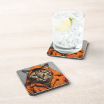 The Cat in the Hood Beverage Coaster