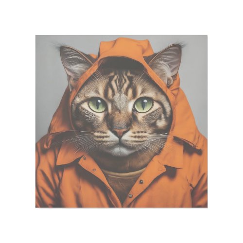 The Cat in the Hood Gallery Wrap