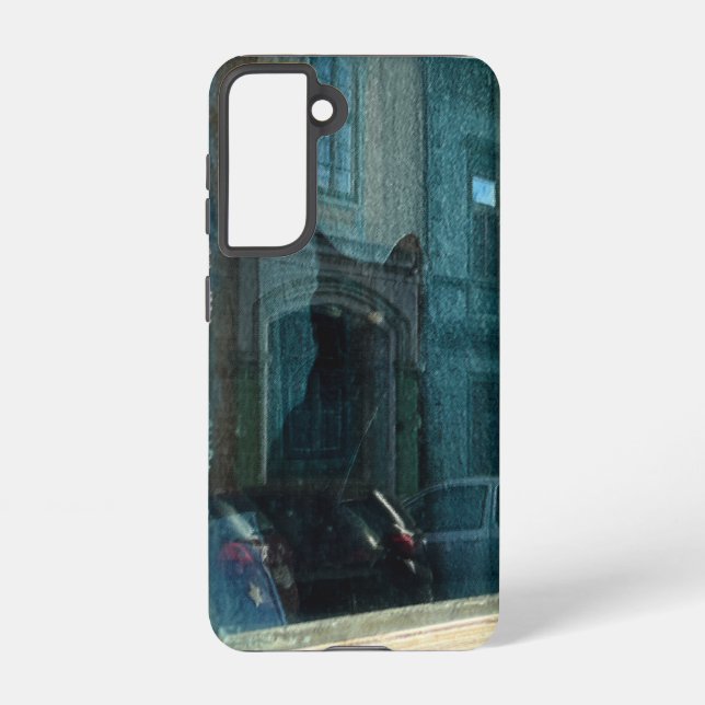 The cat in the window samsung galaxy case (Back)