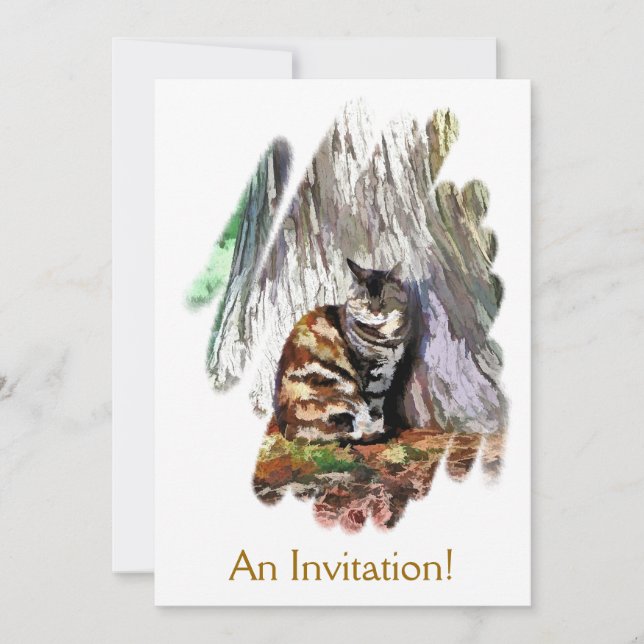 THE CAT INVITATION (Front)