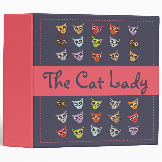 The Cat Lady Binder (Front/Spine)