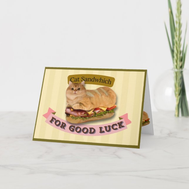 The Cat Loaf Sandwhich Card (Front)