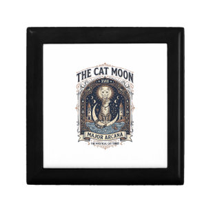 The Cat Moon Cat Tarot Card Major Arcana Vintage V Gift Box