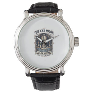 The Cat Moon Cat Tarot Card Major Arcana Vintage V Watch