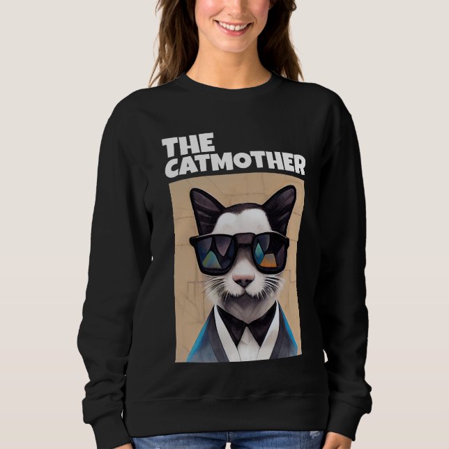 THE CAT MOTHER MOM T-SHIRT T-SHIRTS (Front)