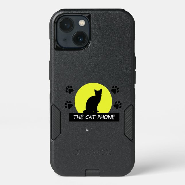 The cat Phone Otterbox iPhone Case (Back)