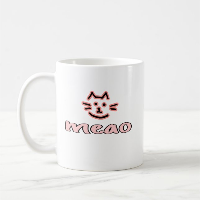 The Cat’s Meow Coffee Mug (Left)