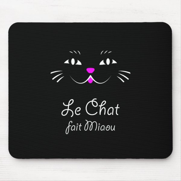 The Cat Says Meow Le Chat Fait Miaou Retro French Kitten Design Antique Images