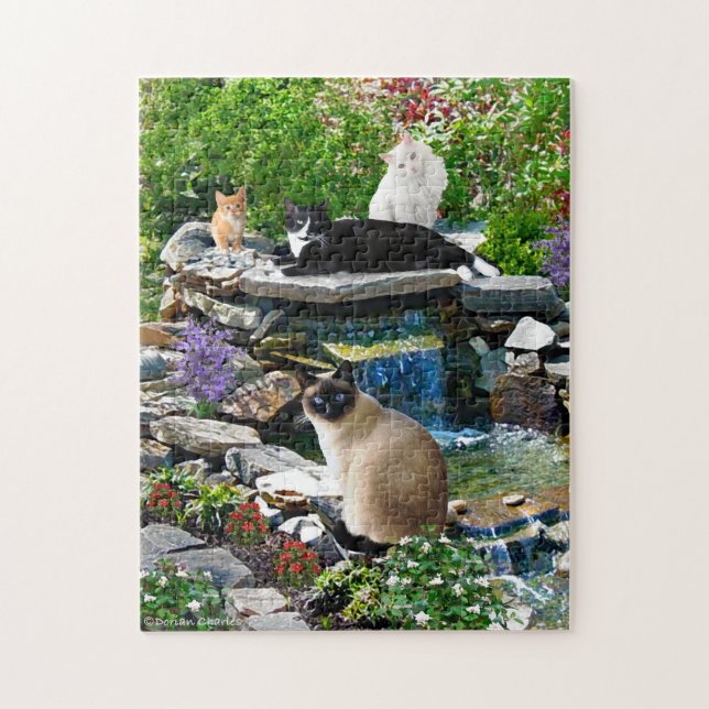 "The Cat Spa" Puzzle (Vertical)