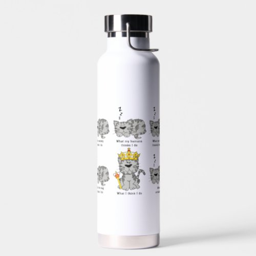 The Cat Stainless Steel Water Bottle