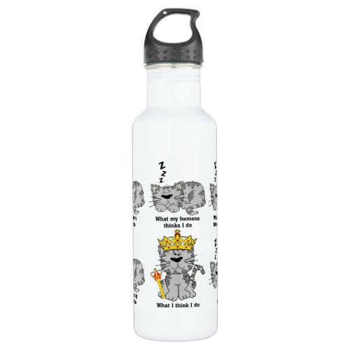 The Cat Stainless Steel Water Bottle