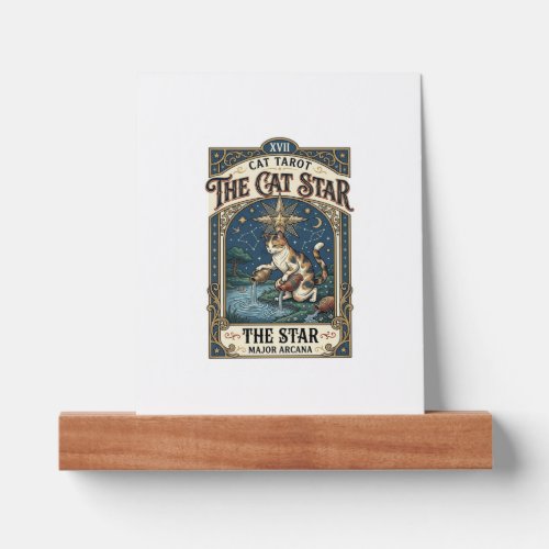 The Cat Star Cat Tarot Card Major Arcana Vintage V Picture Ledge