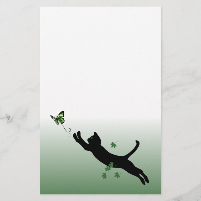 The Cat & The Butterfly Stationery (Front)