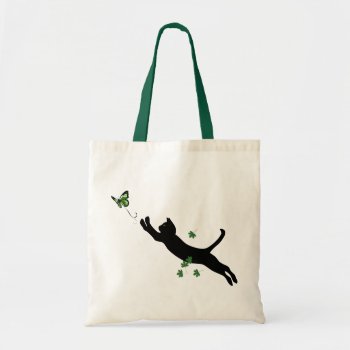 The Cat & The Butterfly Tote Bag by pixelholic at Zazzle