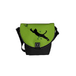 The Cat & The Butterfly Version 2 Courier Bag The Cat & The Butterfly Version 2 Courier Bag