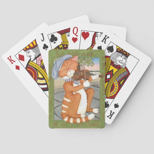 The Cat & The Fiddle Poker Cards (Back)