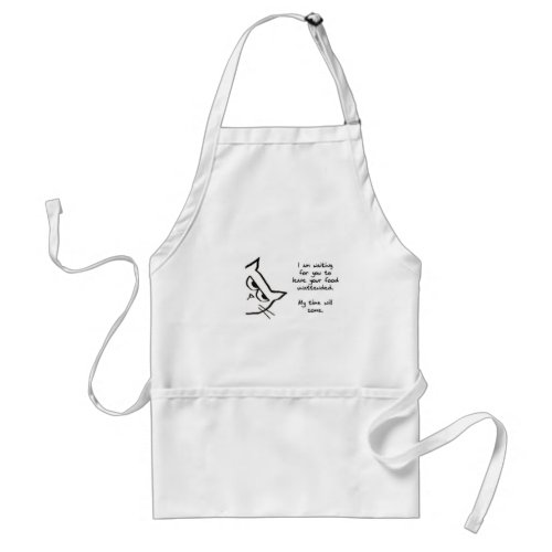 The Cat Waits To Steal Your Food _ Funny Apron