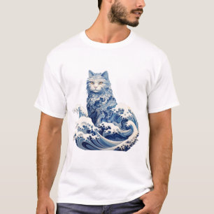 The Cat Wave Off Kanagawa T-Shirt
