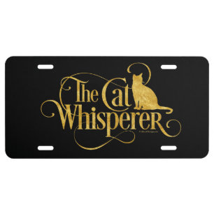 The Cat Whisperer License Plate