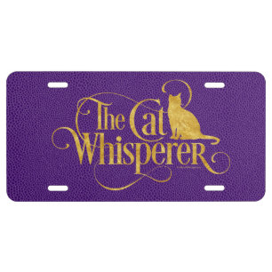 The Cat Whisperer License Plate