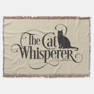 The Cat Whisperer Throw Blanket