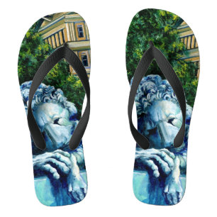 The Cat who ate the Canary Flip Flops