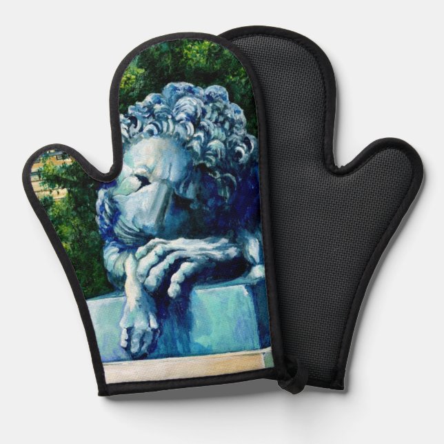 The Cat Who ate the Canary Oven Mitt (Front/Back)