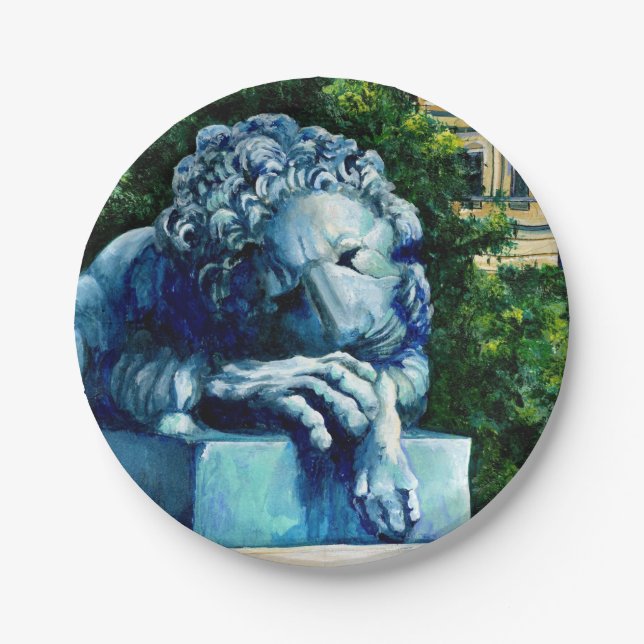 The Cat who ate the Canary Paper Plates (Front)