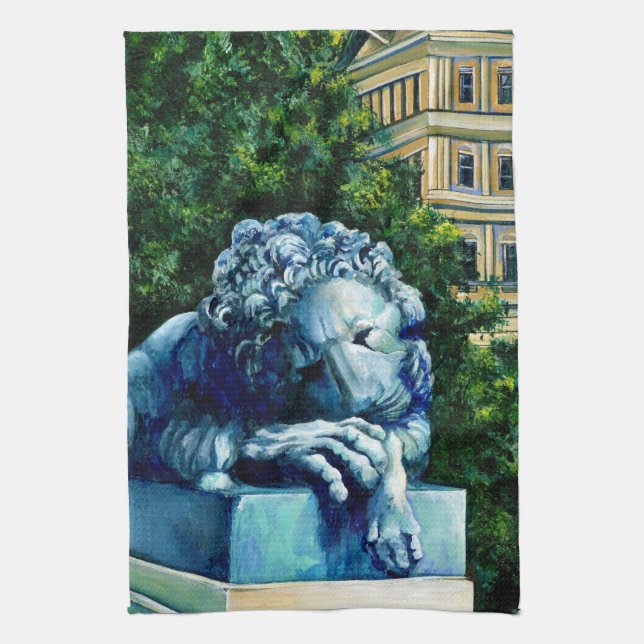 The Cat who ate the Canary Towel (Vertical)