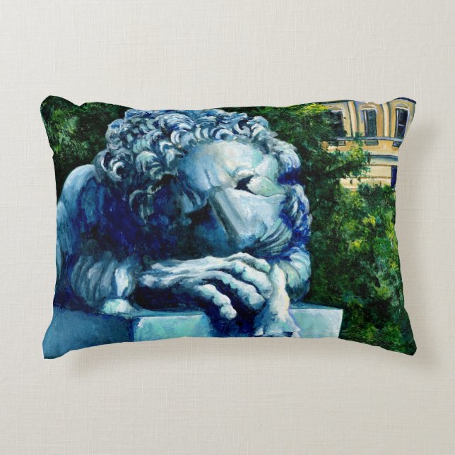 The Cat, Who ate the Canary, Washington DC Decorative Pillow (Front)